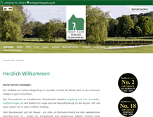 Tablet Screenshot of golf-klingenburg.de